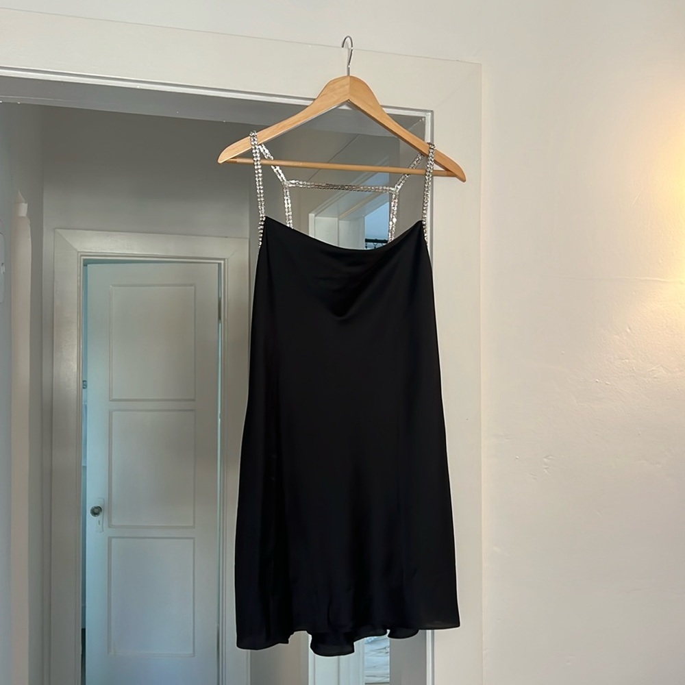 Mumu Mini Dress - Sparkly Straps